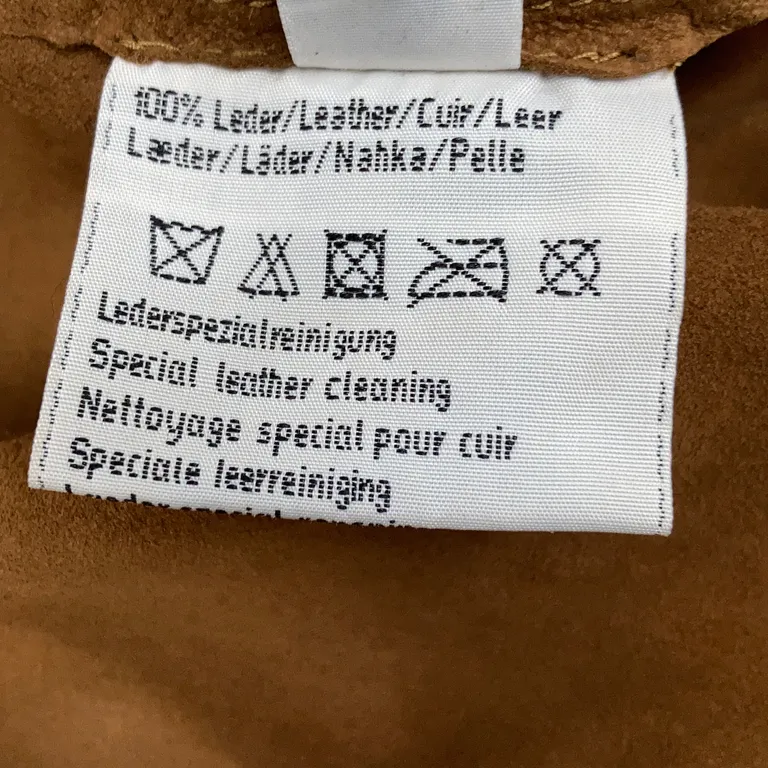 Skjorta (Brun) från Anna Aura Skinn - Materialetikett