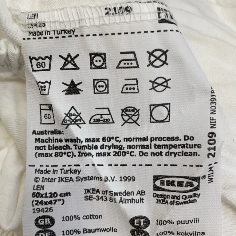 Dra-på-lakan (Spjälsäng) från IKEA Bomull - Varumärke