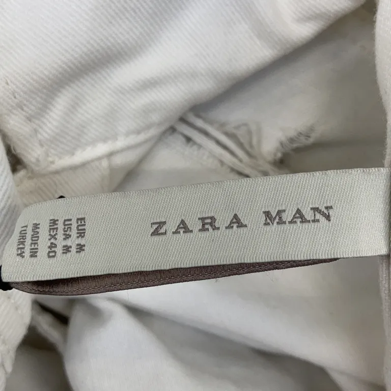 Veste en jean (Blanc) de Zara Man - Marque