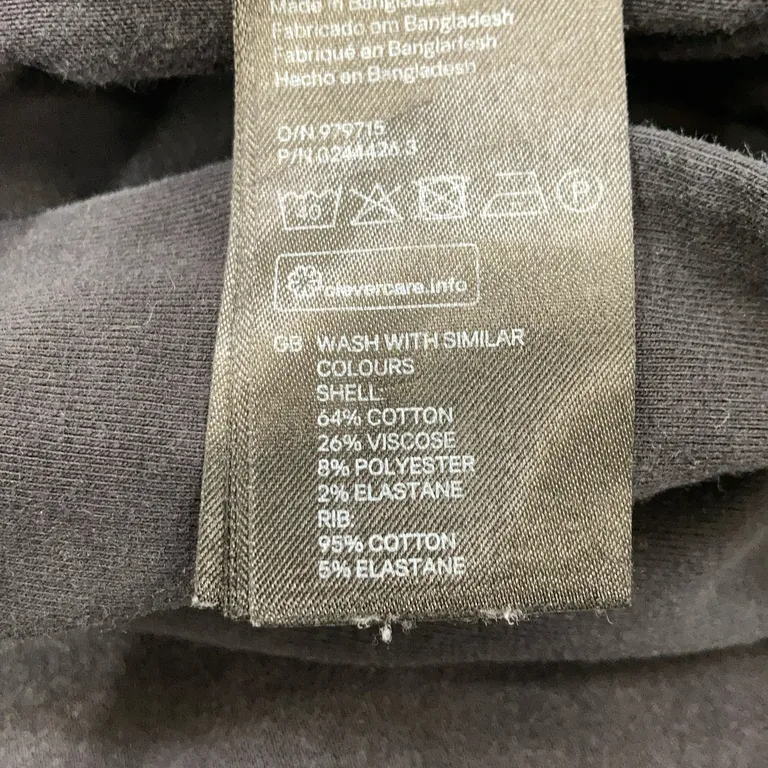 Pantalon maternité (Noir) de H&M Mama Coton, Élasthane, Polyester, Viscose - Étiquette du matériau