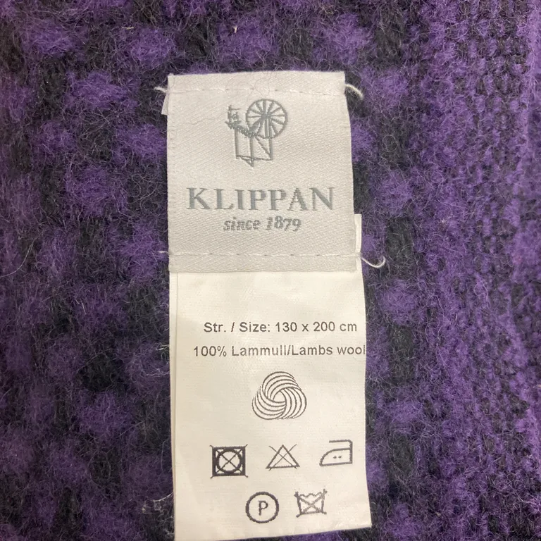 Överkast (Lila) från Klippan Ull - Varumärke