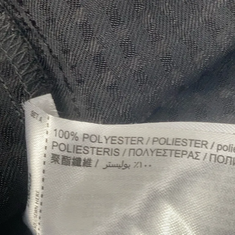 Långklänning (Svart) från Mango Polyester - Materialetikett