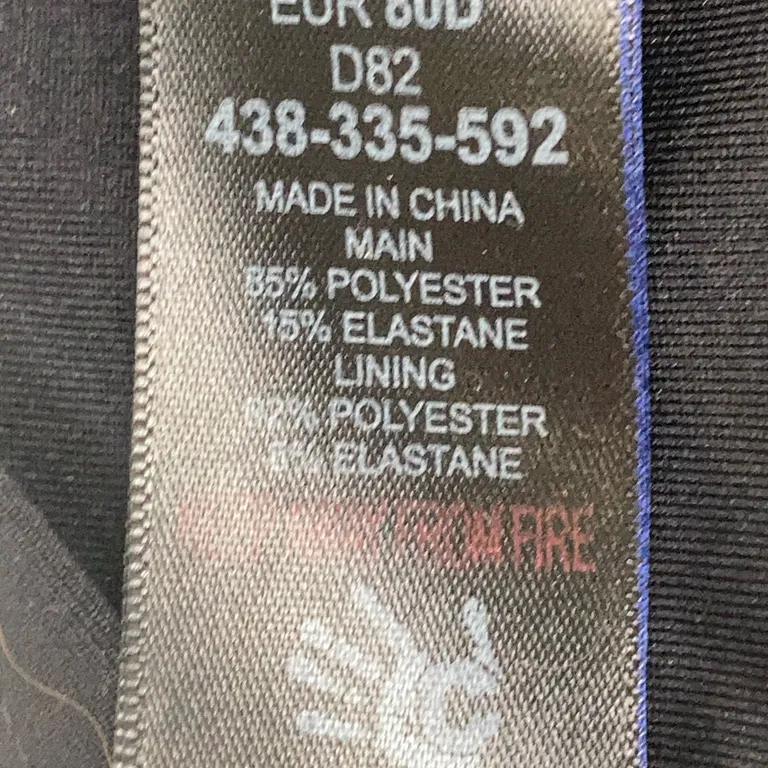 Bikiniöverdel (Svart) från Next Elastan, Polyester - Materialetikett