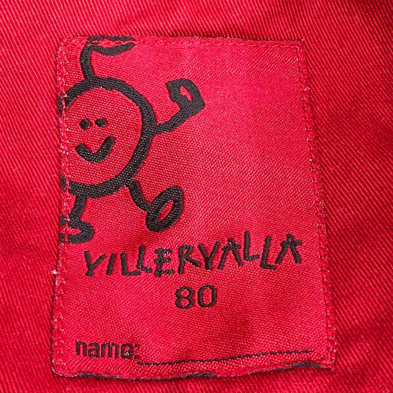 Hängselkjol (Röd) från Villervalla Bomull - Varumärke