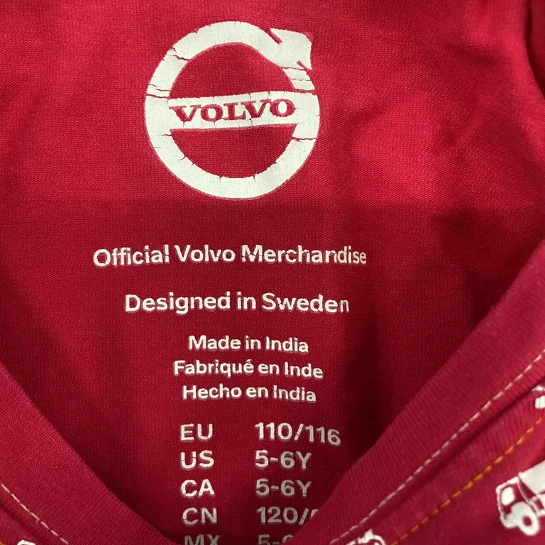 T-shirt (Rosa) från Volvo Ekologisk bomull, Elastan - Varumärke