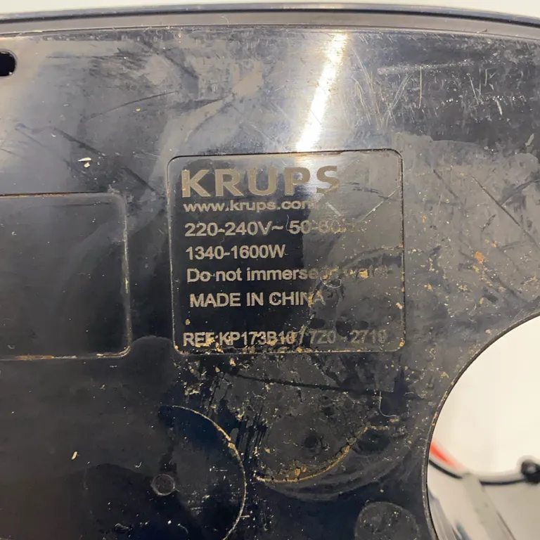 Kaffemaskin (Svart) från Nescafé Dolce Gusto - Materialetikett