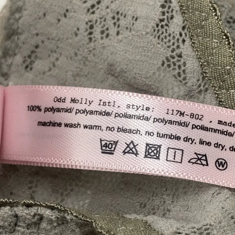 Trosor (Grön) från Odd Molly Polyamid - Materialetikett