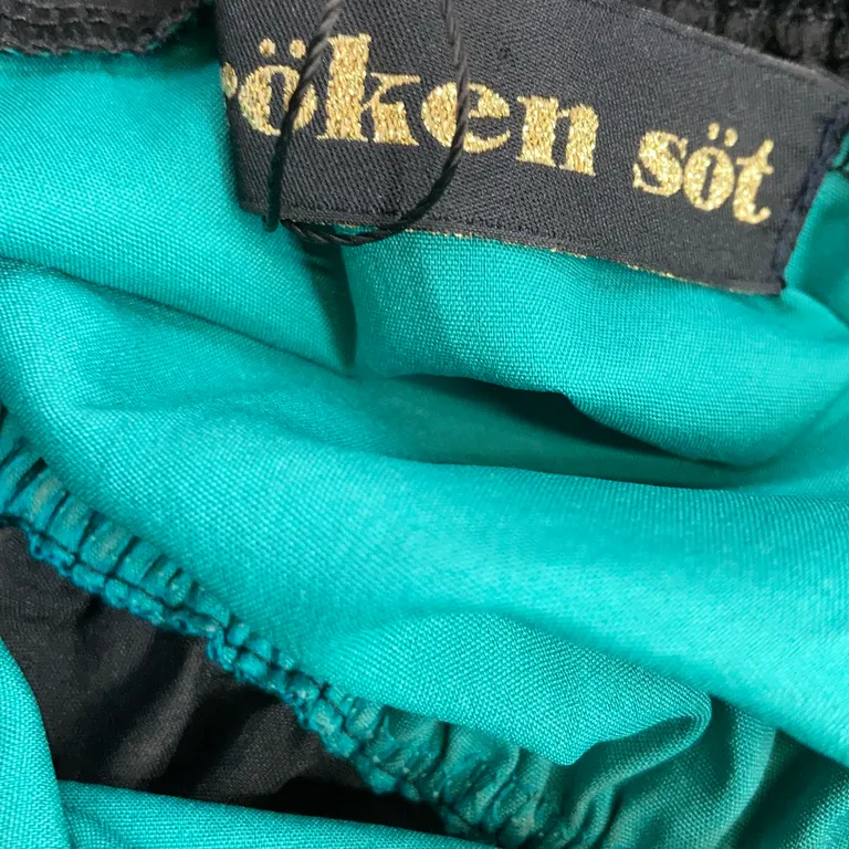 Klänning (Turkos, Svart) från Fröken Söt - Varumärke
