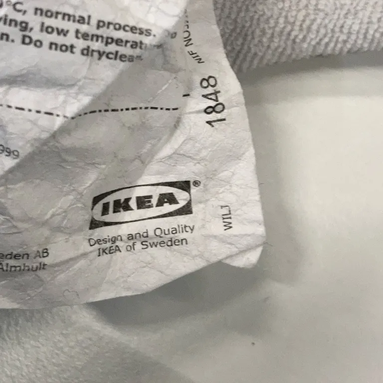 Dra-på-lakan (Vit) från IKEA Polyester, Bomull - Varumärke