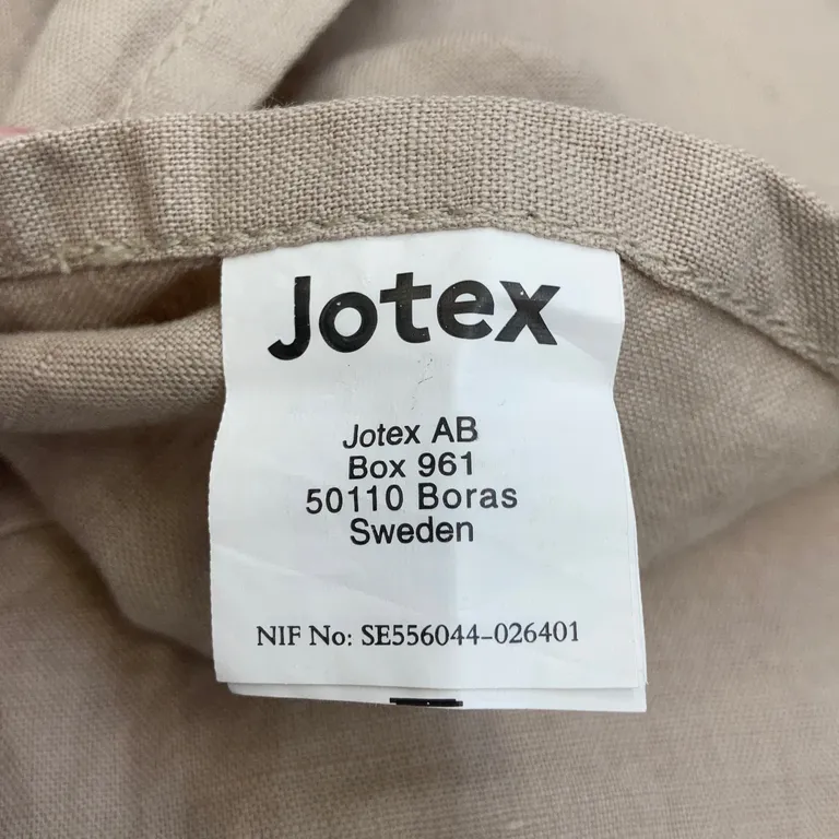 Veckbandslängd (Beige) från Jotex Linne, Bomull - Varumärke