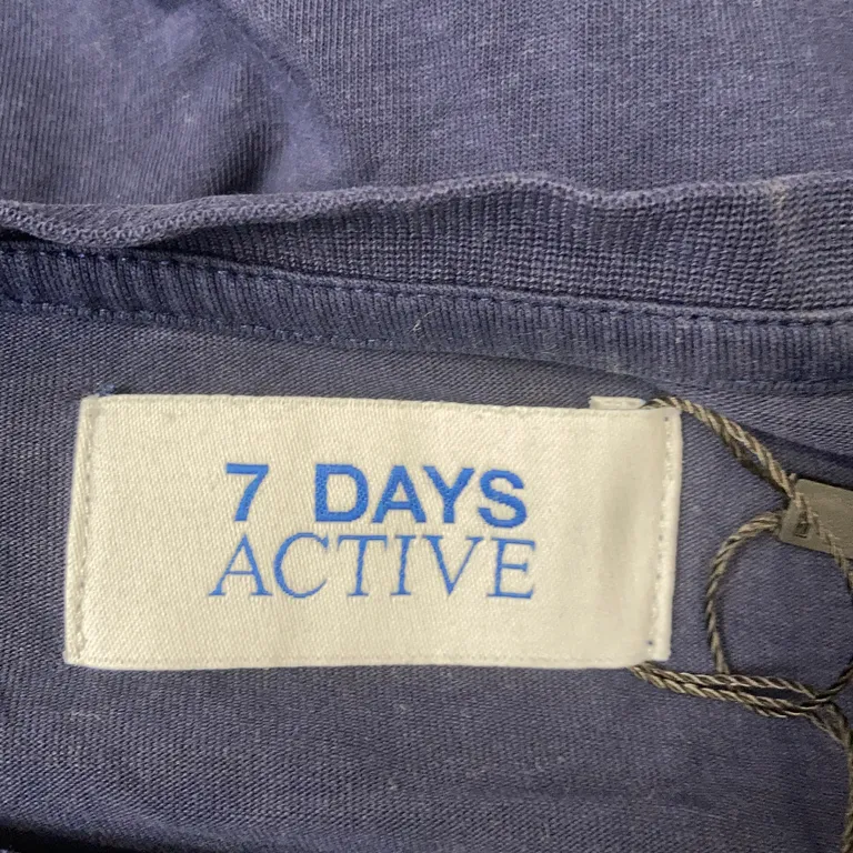 T-shirt (Blå) från 7 Days Active Bomull, Elastan - Varumärke