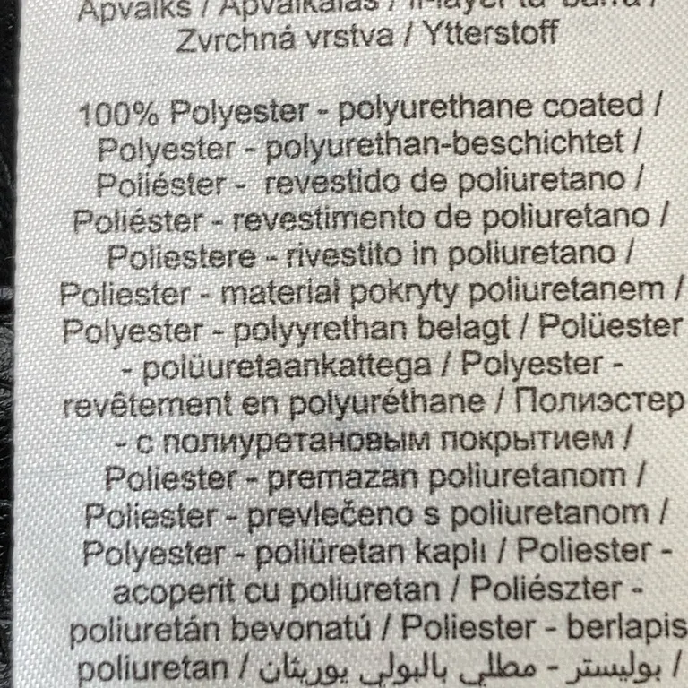 Byxor (Svart) från VILA Polyester, Polyuretan - Materialetikett