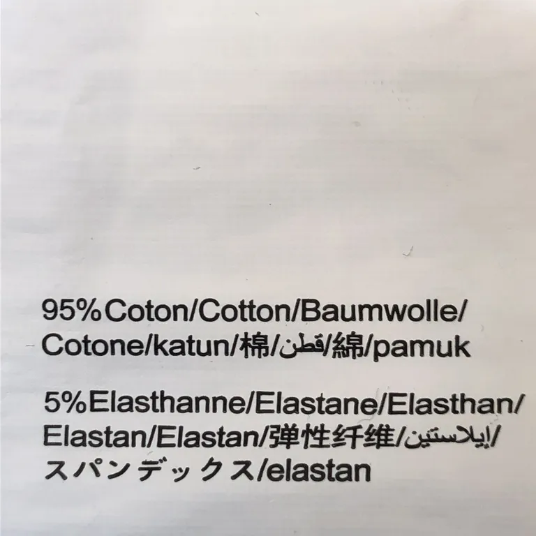 Långärmad t-shirt (Grön) från OEKO-TEX Bomull, Elastan - Materialetikett