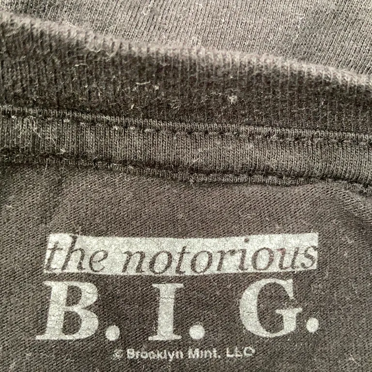 T-shirt (Svart, Grå) från The Notorious B.I.G Bomull - Varumärke