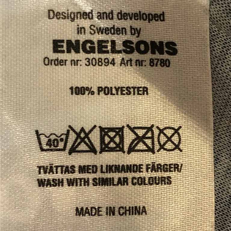 Halsvärmare (Blå, Svart) från Engelsons Polyester - Varumärke