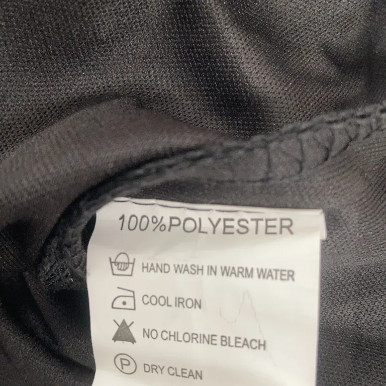 Klänning (Svart, Grå) från Babeyond Polyester - Materialetikett