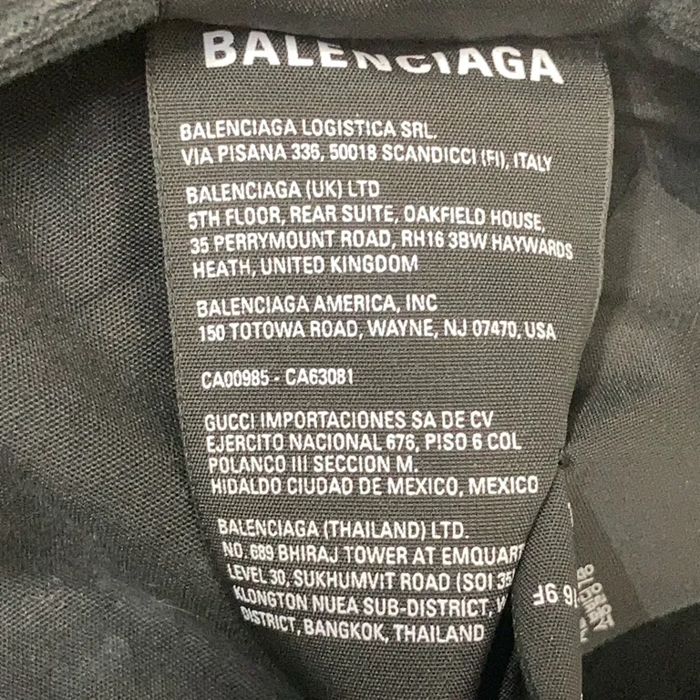 Baseballkeps (Svart) från Balenciaga Bomull, Polyester - Detaljbild
