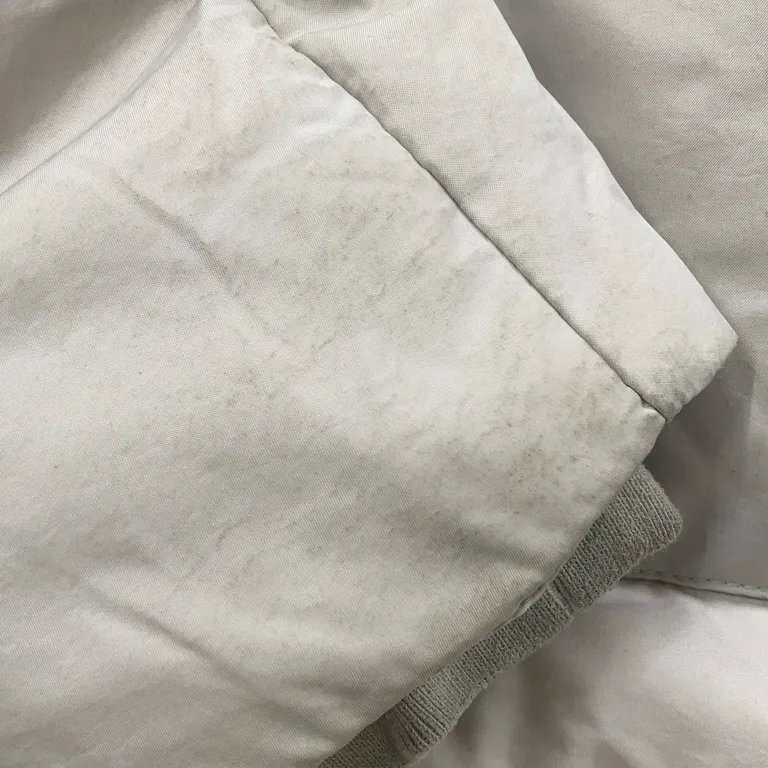 Vinterkappa (Vit) från Object Nylon, Polyester - Fläckig - Ärmar