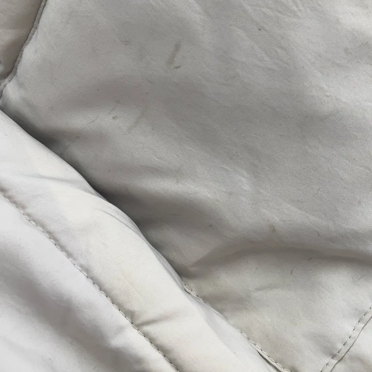 Vinterkappa (Vit) från Object Nylon, Polyester - Fläckig - Framsida