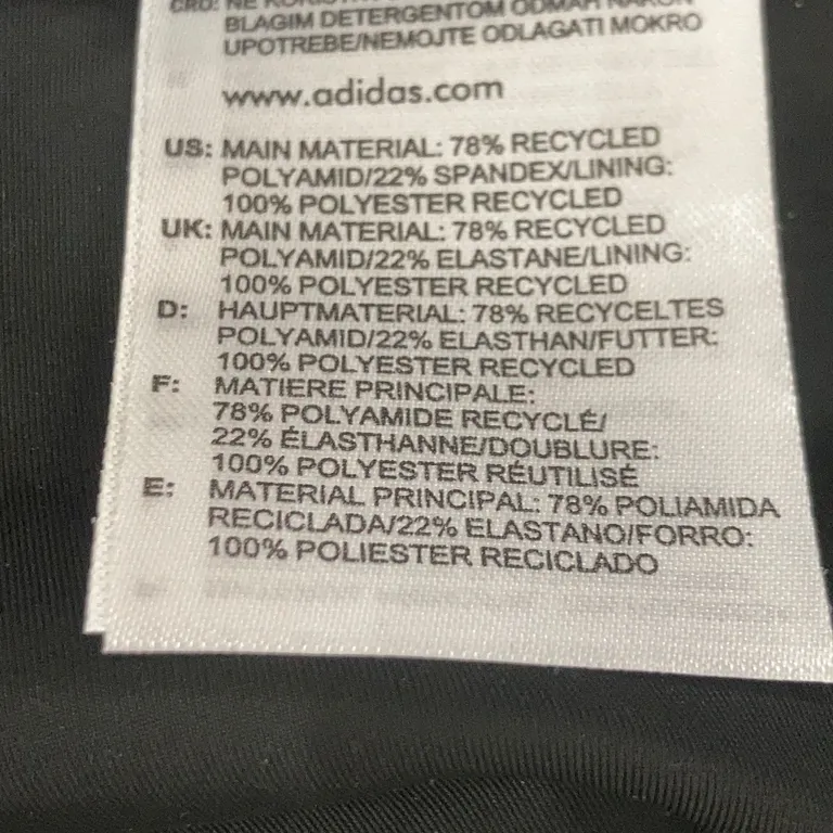Maillot de bain une pièce (Noir) de Adidas Polyamide, Polyester, Élasthane - Étiquette du matériau