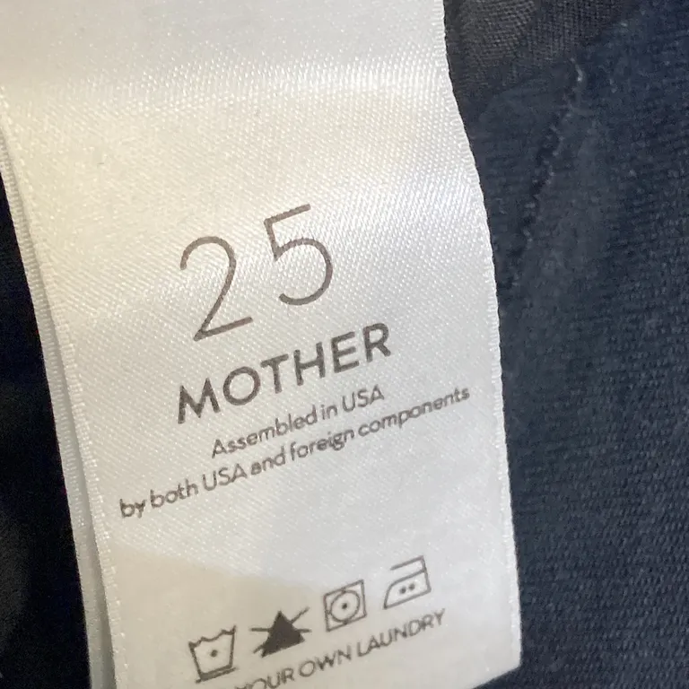 Jeans (Svart) från Mother Polyester, Bomull, Elastan - Varumärke