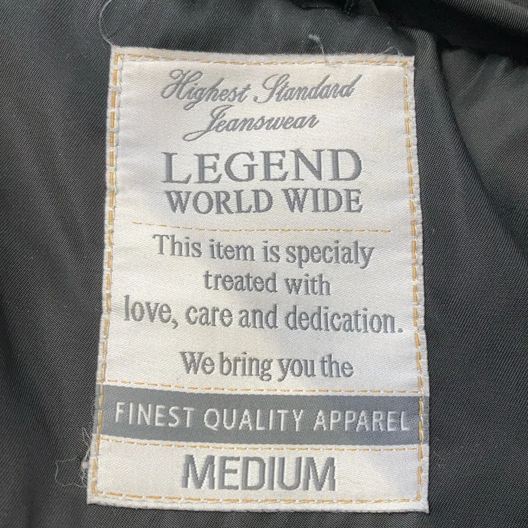 Safarijacka (Svart) från Legend Polyester - Varumärke