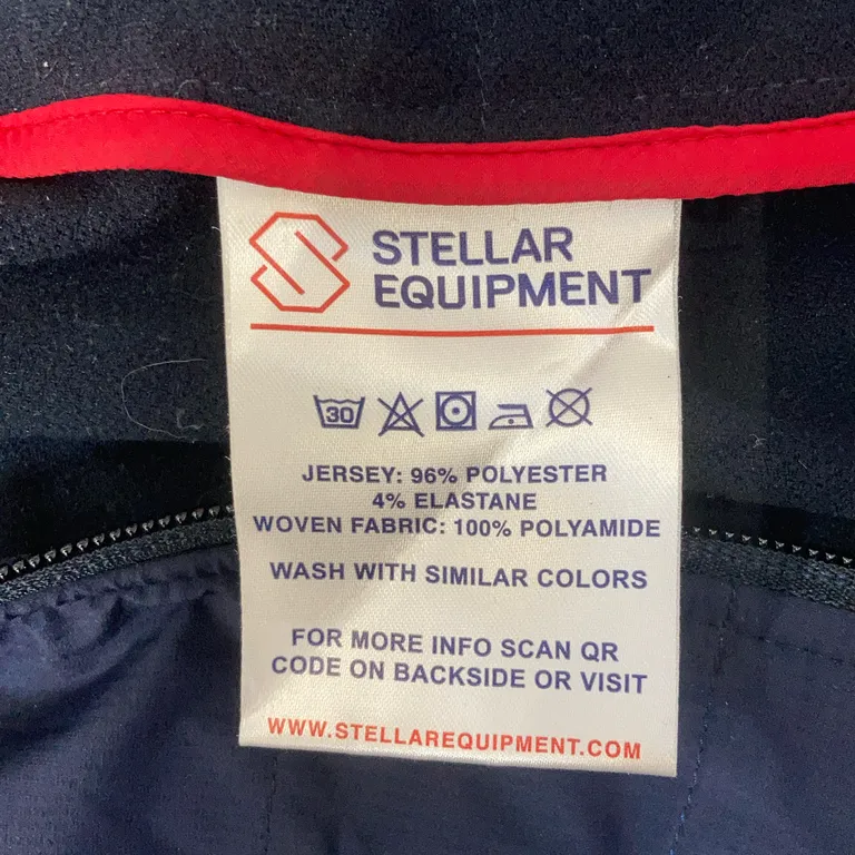 Träningsväst (Blå) från Stellar Equipment Polyester, Elastan, Polyamid - Materialetikett
