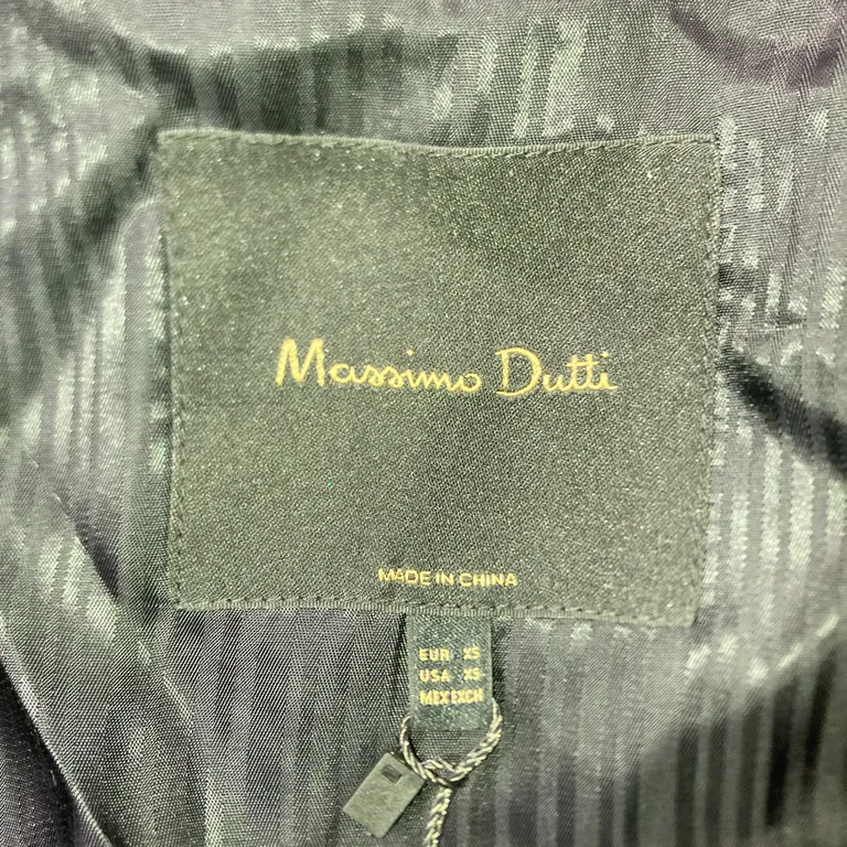 Trenchcoat (Schwarz) von Massimo Dutti Cupro - Marke