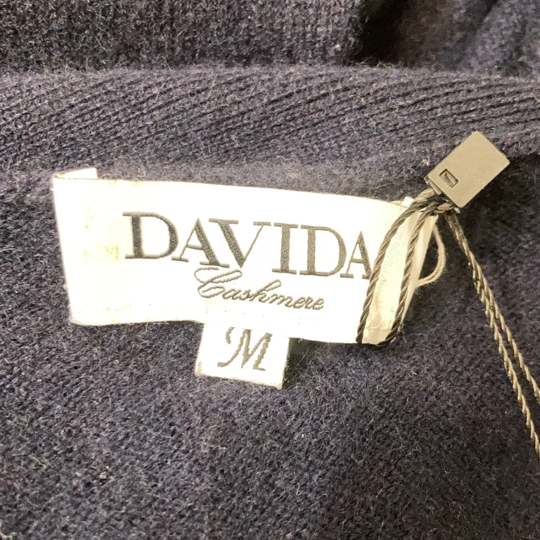 Kofta (Blå) från Davida Cashmere Kashmir - Varumärke