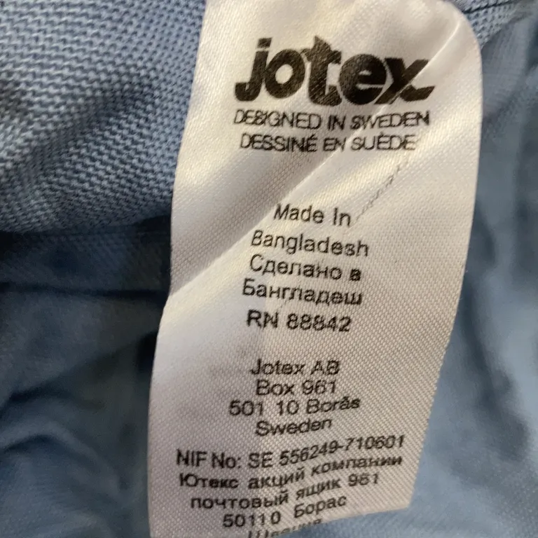 Hissgardin (Blå) från Jotex Bomull - Varumärke