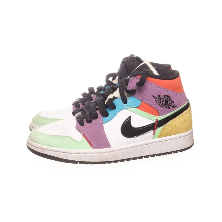 Sneakers (Jordan 1 Mid SE Multi-Color ) från Nike Air Jordan Skinn - Vinkel 3