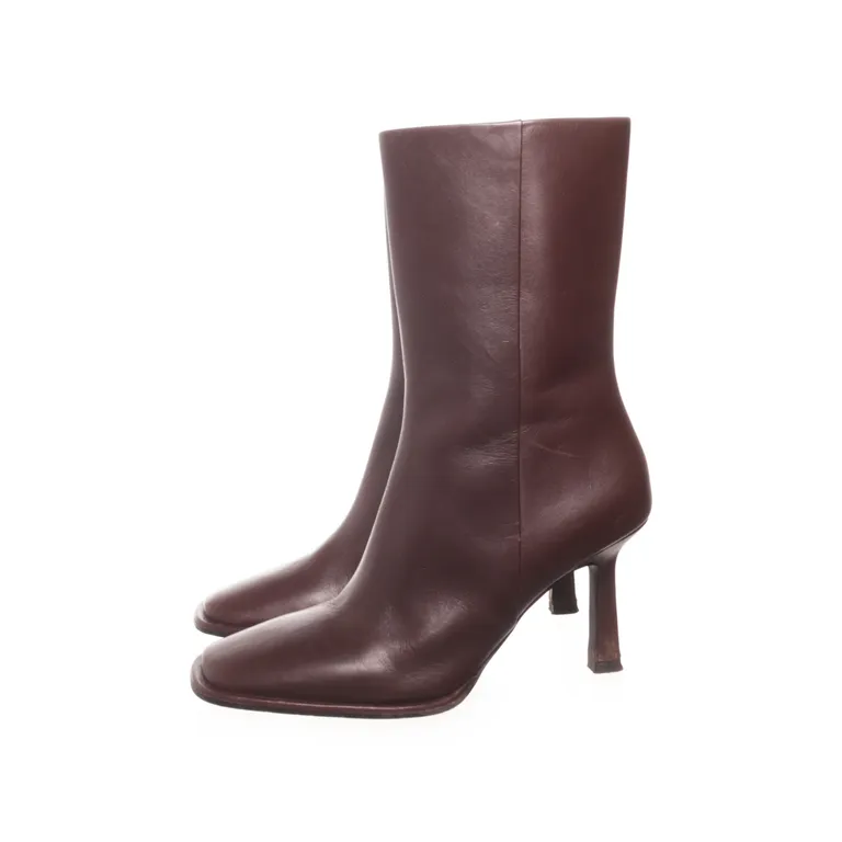 Stövletter (Brun) från H&M Skinn - Vinkel 3