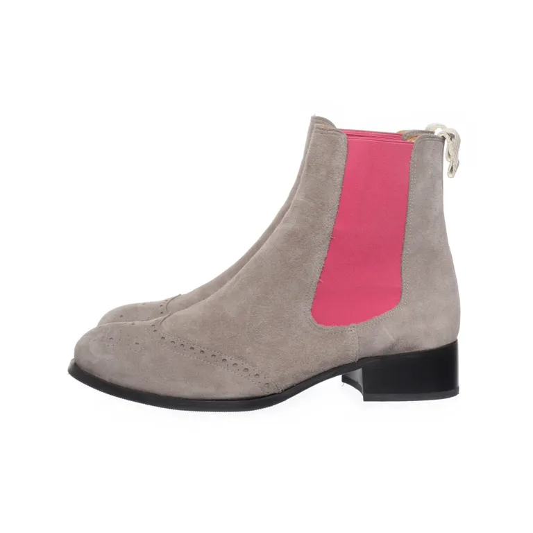 Chelsea boots (Grå, Rosa) från Shoe Vita - Vinkel 3