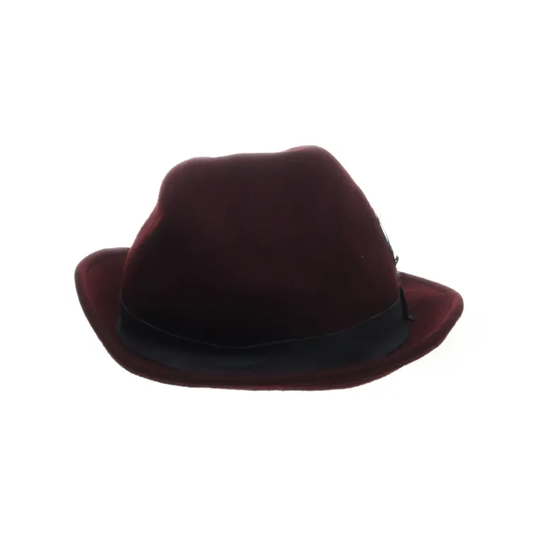 Fedorahatt (Trilby, vinröd damhatt) från Topshop Ull - Vinkel 4