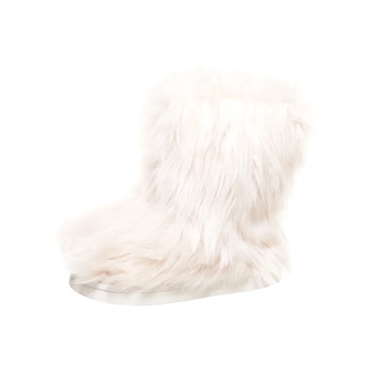 Boots (Vit) från H&M Polyester - Vinkel 3