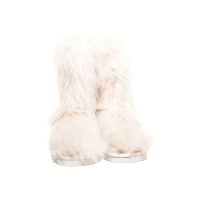 Boots (Vit) från H&M Polyester - Vinkel 2