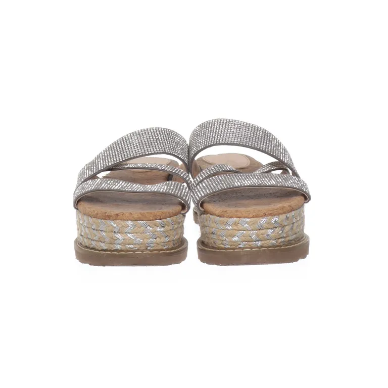 Kilklackar (Silverfärgad, Brun) från ASOS Shoes - Vinkel 2
