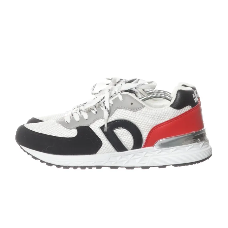 Sneakers (Vit, Svart, Röd) från D.Franklin - Vinkel 3