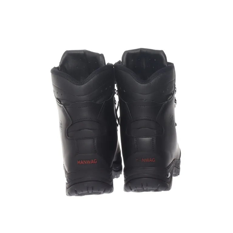 Bottes à lacets (Noir) de Hanwag Cuir - Angle 4