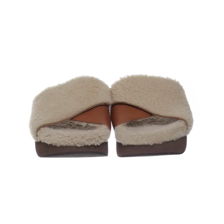 Tofflor (Beige) från Chloé Päls - Vinkel 2