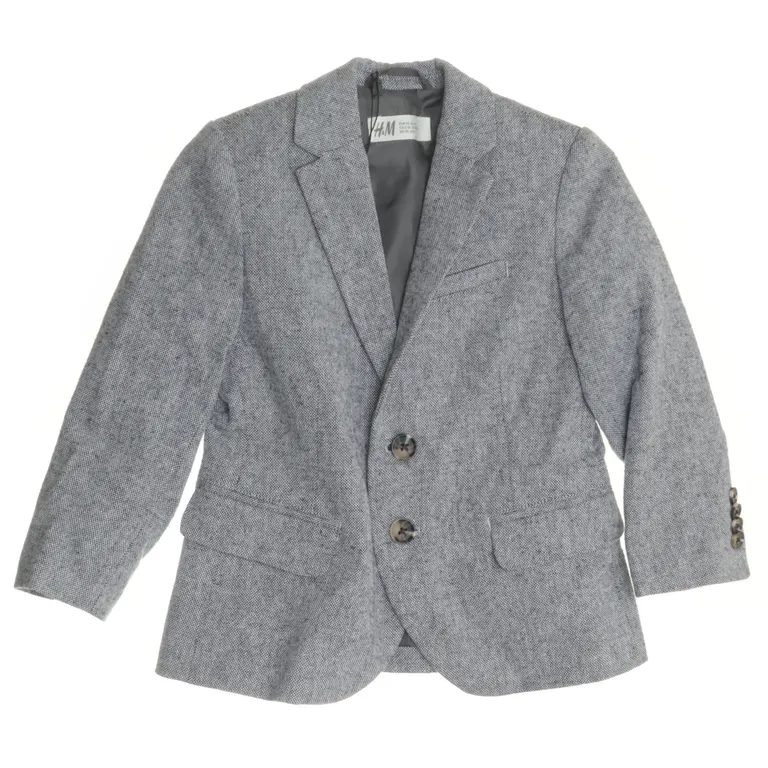 Kavaj (Grå) från H&M Bomull, Polyester