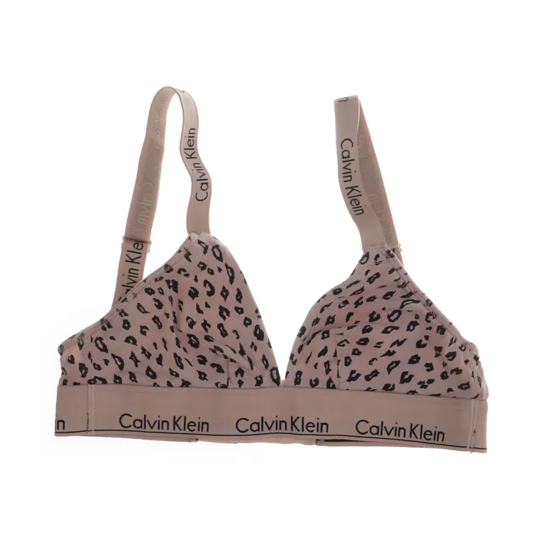 Bralette (Svart, Beige) från Calvin Klein Bomull, Modal, Elastan