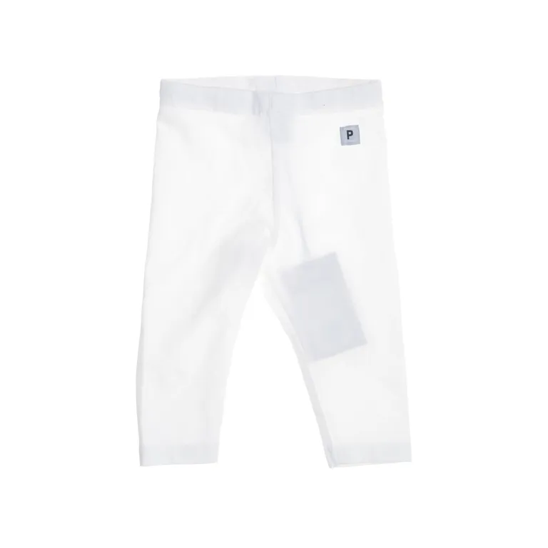 Leggings (Vit) från Polarn O. Pyret Ekologisk bomull, Elastan