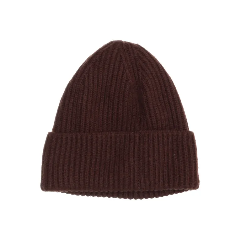 Beaniemössa (Brun) från H&M Polyamid, Viskos, Elastan, Polyester, Akryl - Vinkel 2