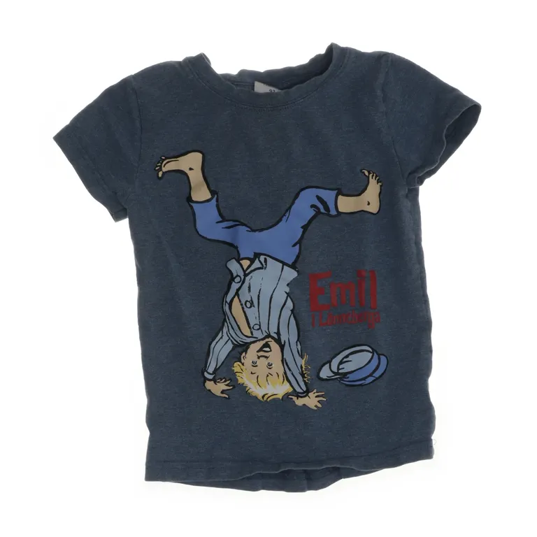 T-shirt (Blå) från Emil i Lönneberga Bomull, Elastan