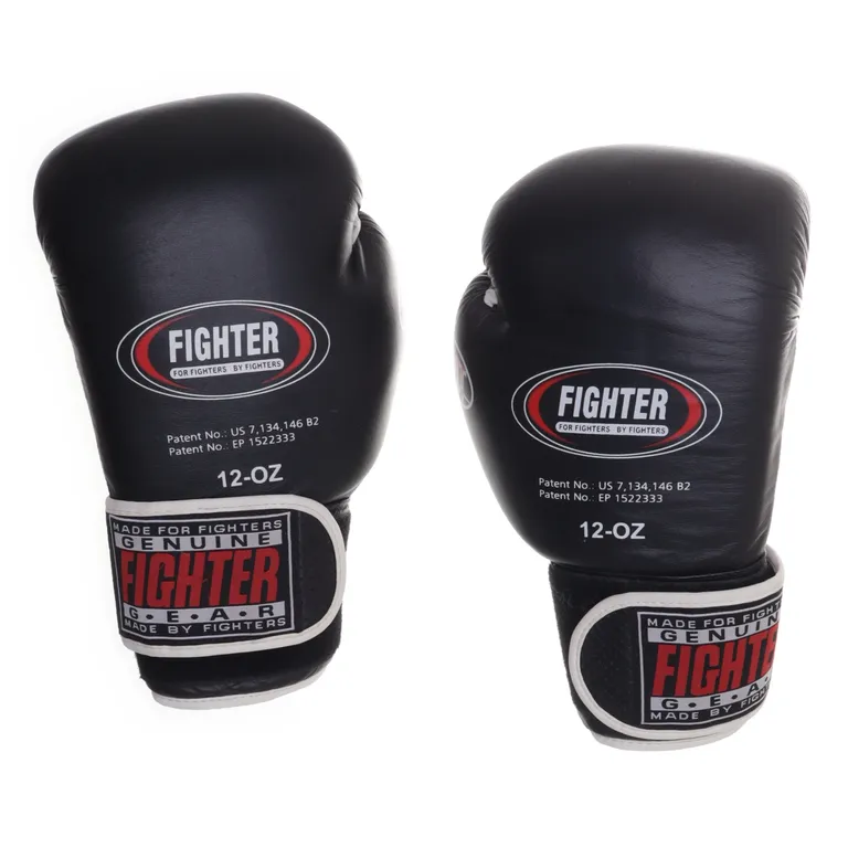 Boxningshandskar (Svart, Flerfärgad) från Genuine Fighter Gear Skinn