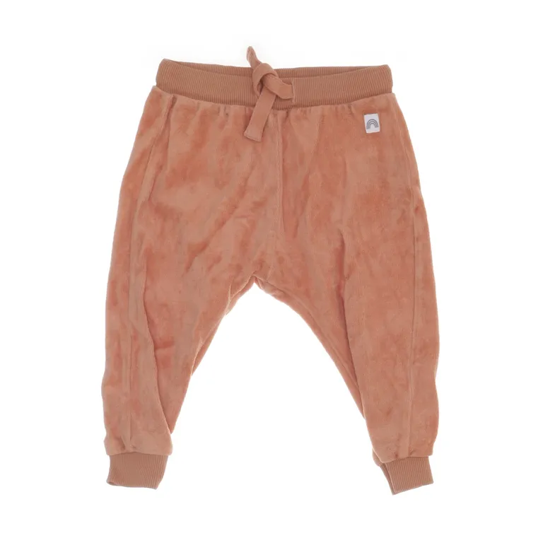 Byxor (Brun) från Lindex Baby Polyester, Bomull