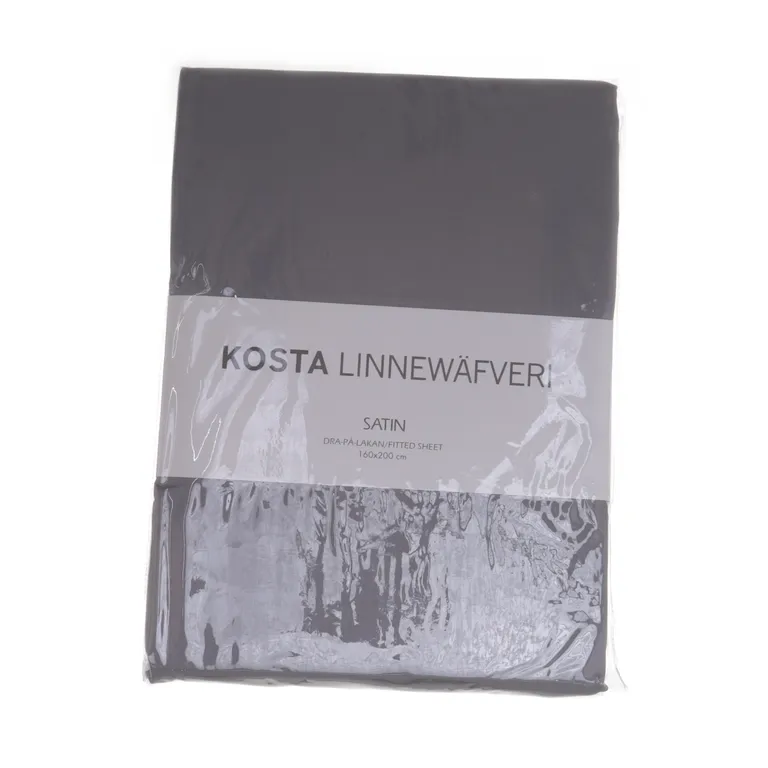 Dra-på-lakan (Grå) från Kosta Linnewäfveri Bomull
