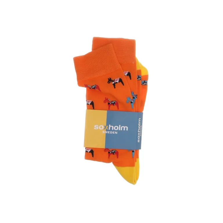 Strumpor (Orange, Flerfärgad) från Søholm