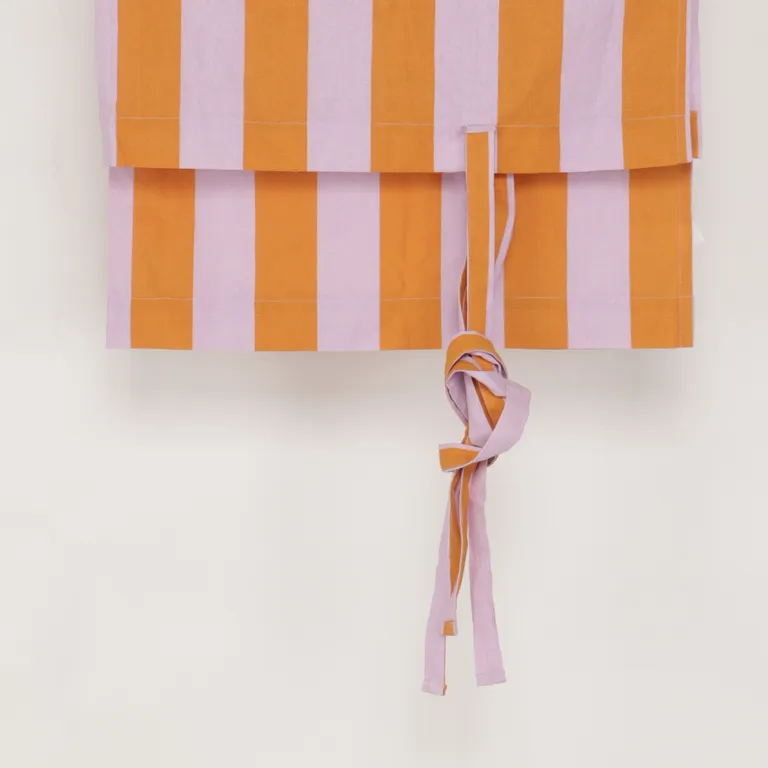 Hissgardin (Orange, Rosa) från Jox Bomull - Vinkel 2